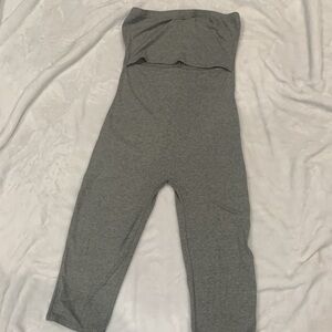 Best Cody Strapless Unitard - Grey Size L